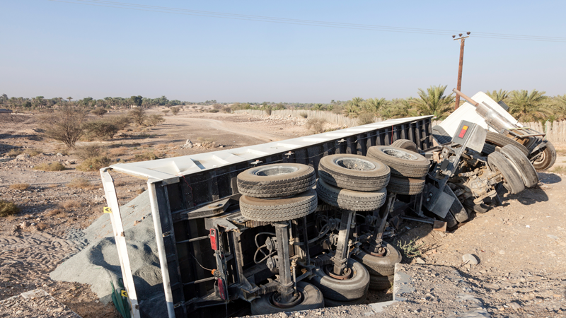 Lithonia, GA – Dump Truck Rollover Crash at Rogers Lake Rd & S Deshon Rd 2 1/24 Lithonia, GA – Dump Truck Rollover Crash at Rogers Lake Rd & S Deshon Rd